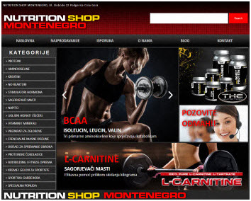 SUPLEMENTI NUTRITION SHOP PODGORICA CRNA GORA