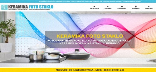 SUVENIRI KERAMIKA FOTO STAKLO PODGORICA